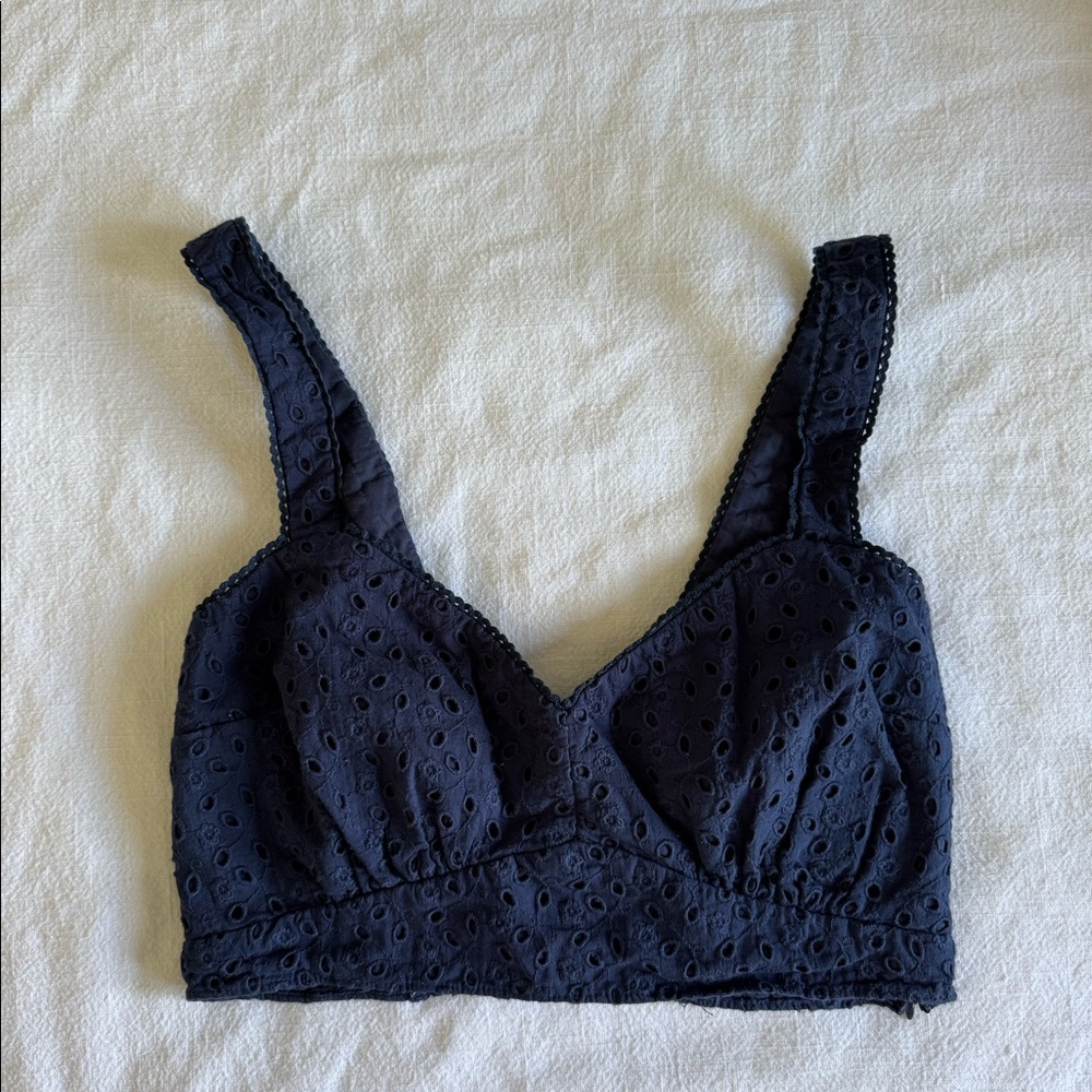 Reformation Eyelet Top